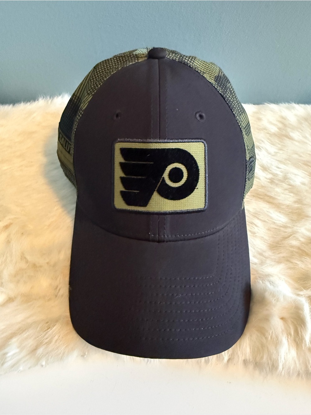 Fanatics Authentic Pro Philadelphia Flyers Military Appreciation Adjustable Hat